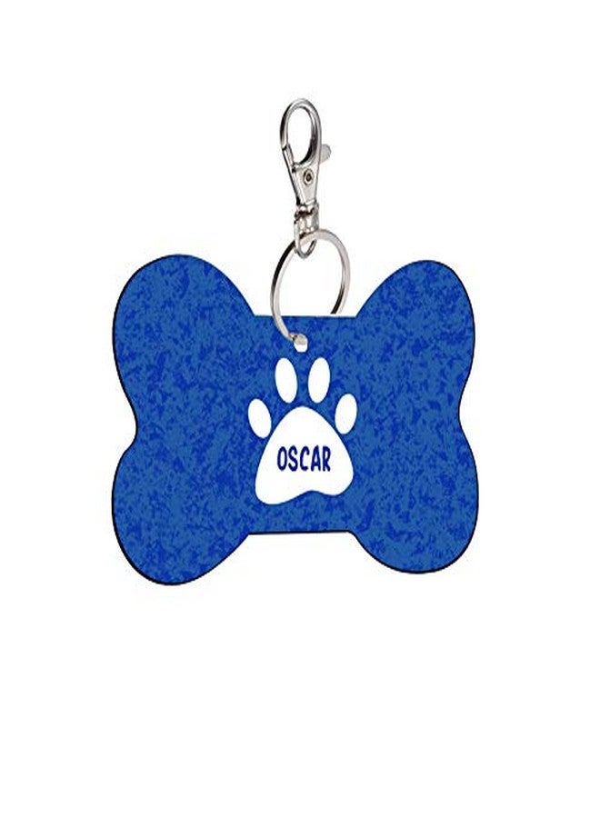 Sky Trends Bone Shape Collar Locket/Pendant for Dogs & Puppy -573, Multicolour, Medium, 1 Count - Oscar